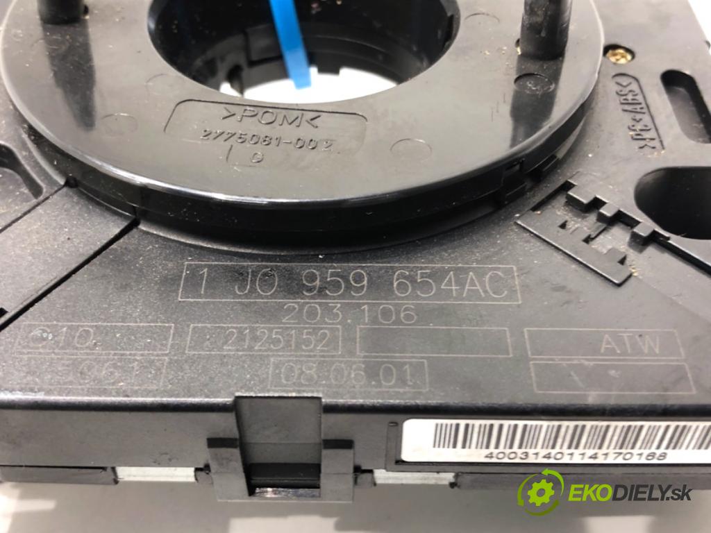 AUDI A3 8L liftback 2001 96 kW 1.9 TDI quattro 1896 kroužek slimák airbag 1J0959654AC (Airbag)