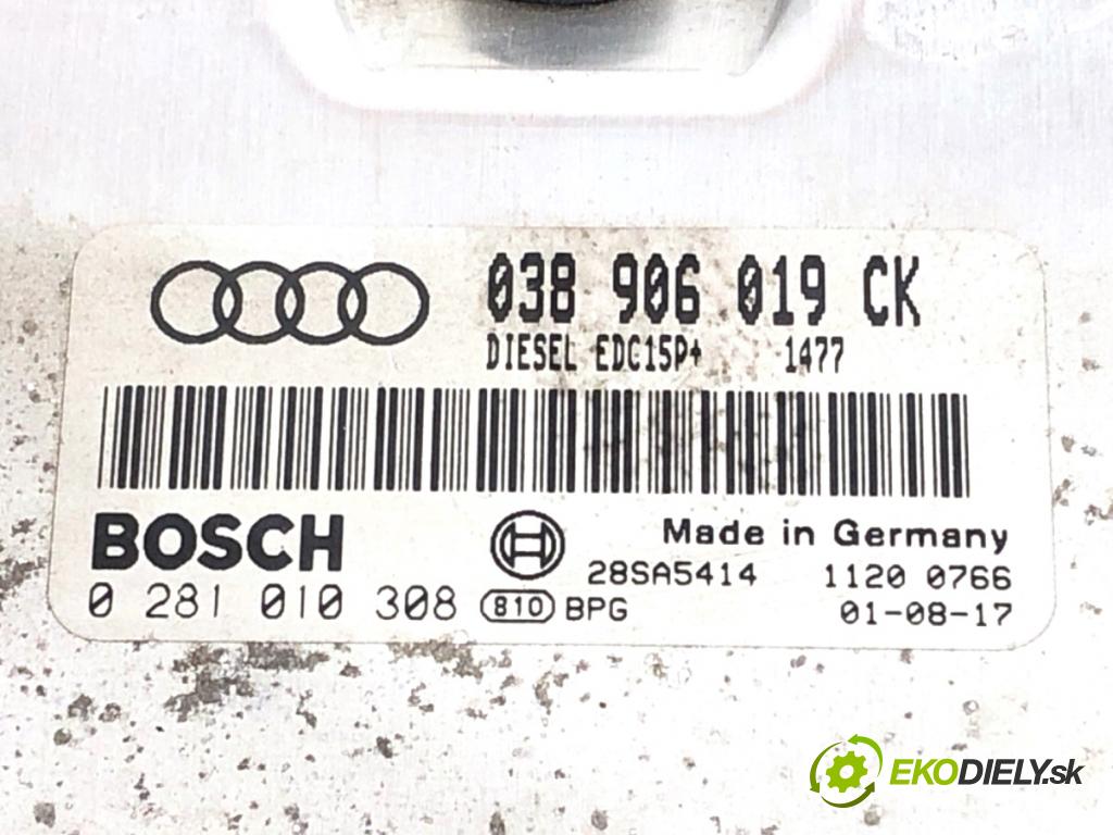 AUDI A3 8L liftback 2001 96 kW 1.9 TDI quattro 1896 riadiaca jednotka Motor 038906019CK (Riadiaca jednotka)