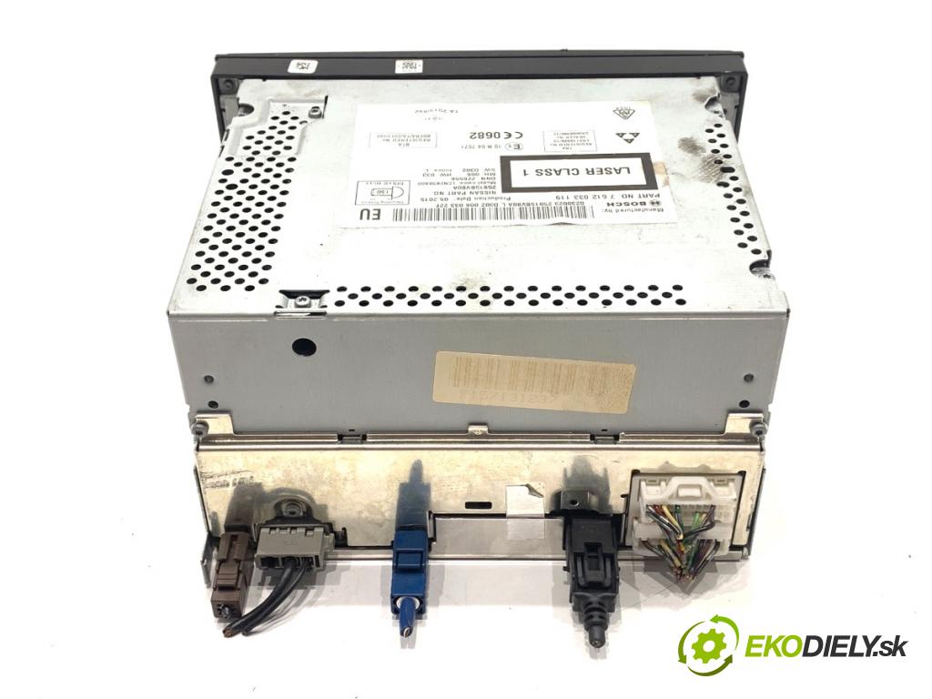 NISSAN JUKE F15 SUV 2015 81 kW 1.5 dCi 1461 RADIO 25915BV80A (Audio zariadenie)