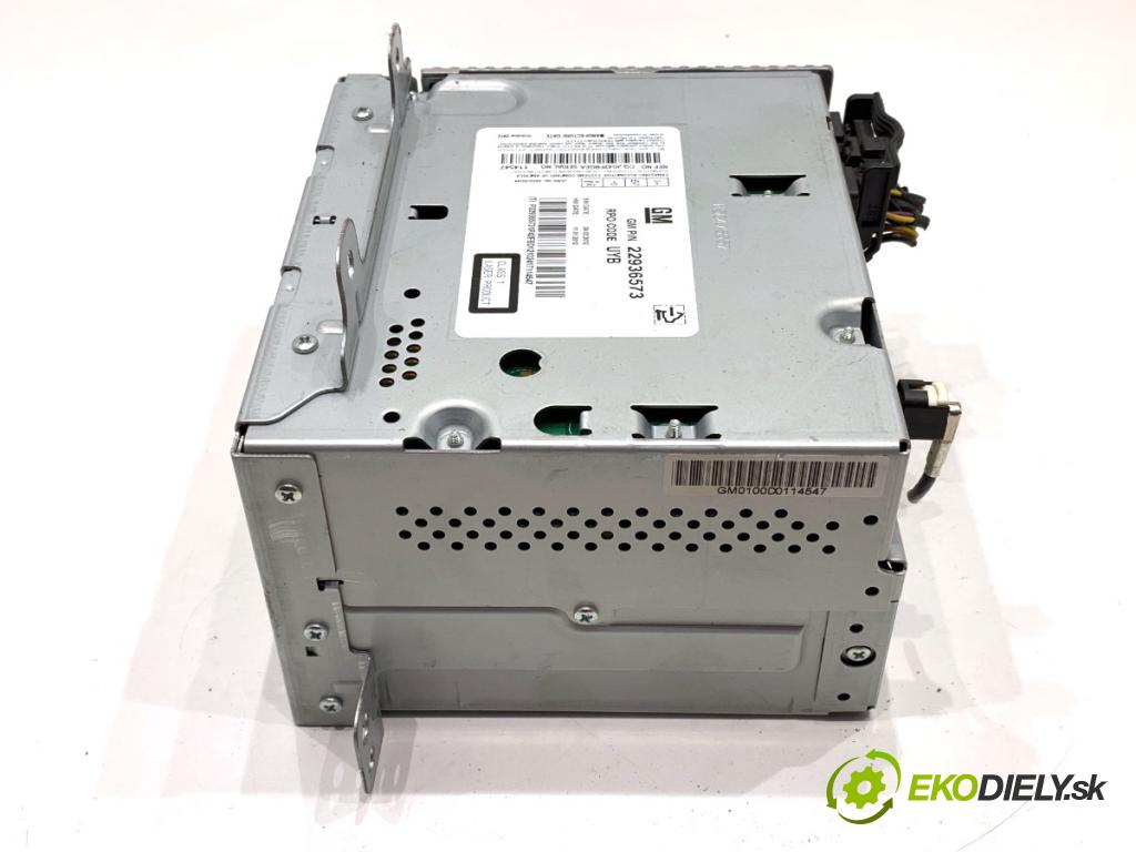 OPEL ASTRA J liftback 2012 103 kW 1.4 Turbo (68) 1364 RADIO 22936573 (Audio zariadenie)