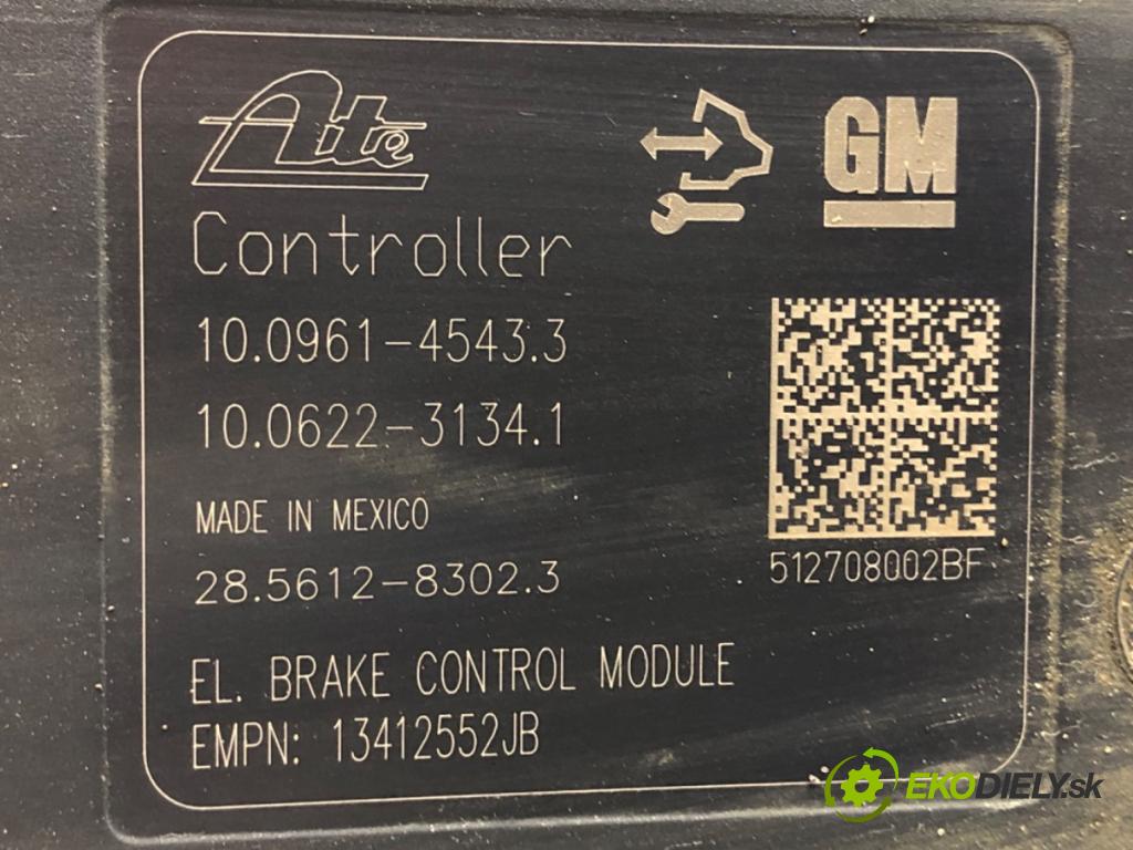 OPEL ASTRA J liftback 2012 103 kW 1.4 Turbo (68) 1364 Pumpa ABS 13412552 (Pumpa ABS)