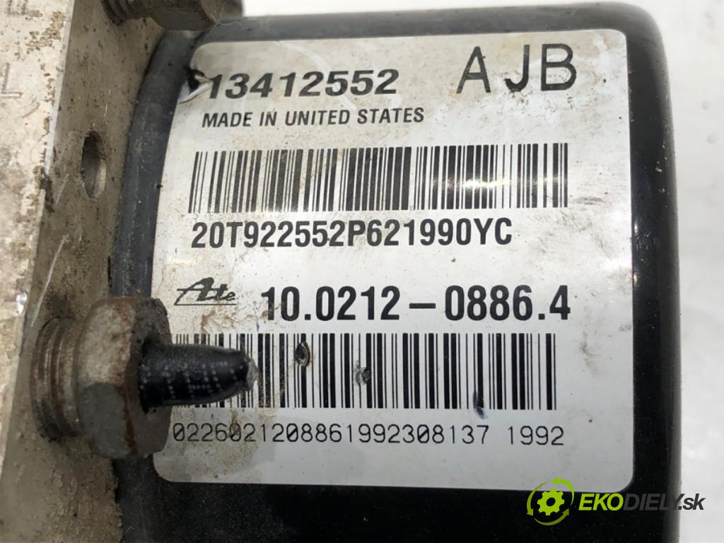 OPEL ASTRA J liftback 2012 103 kW 1.4 Turbo (68) 1364 Pumpa ABS 13412552 (Pumpa ABS)