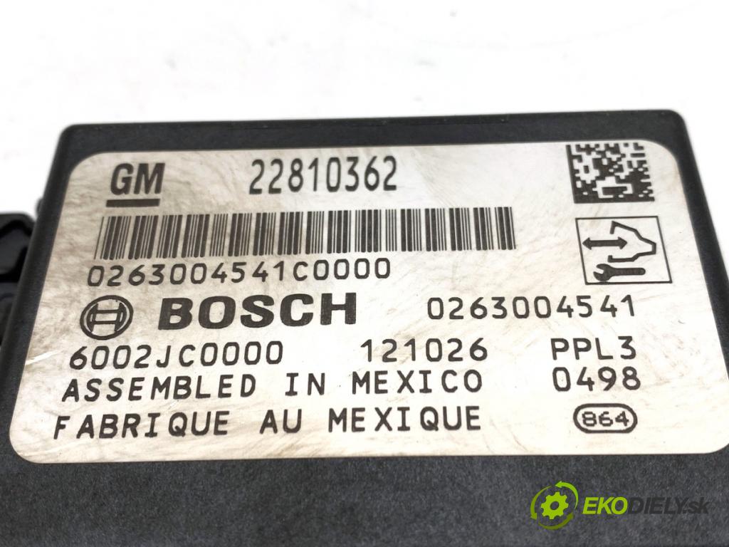 OPEL ASTRA J liftback 2012 103 kW 1.4 Turbo (68) 1364 Modul PDC 22810362 (Riadiaca jednotka ostatné)