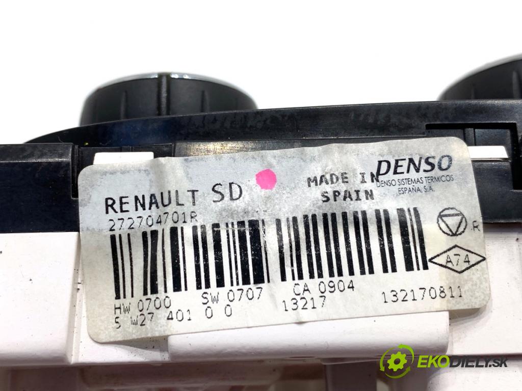 RENAULT CAPTUR I liftback 2017 66 kW 0.9 TCe 90 898 Panel ovládania kúrenia 272704701R (Prepínacie páčky pod volantom)