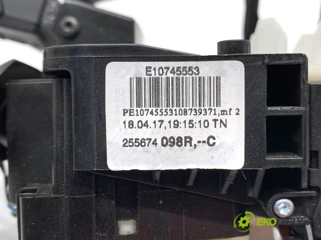 RENAULT CAPTUR I liftback 2017 66 kW 0.9 TCe 90 898 Prepínač kombinovaný 255674098R (Prepínacie páčky pod volantom)