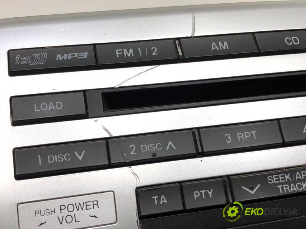 MAZDA 5 II nadwozie wielkoprzestrzenne (MPV) 2007 85 kW 1.8 (CR19) 1798 RADIO CC6079EG0 (Audio zariadenie)