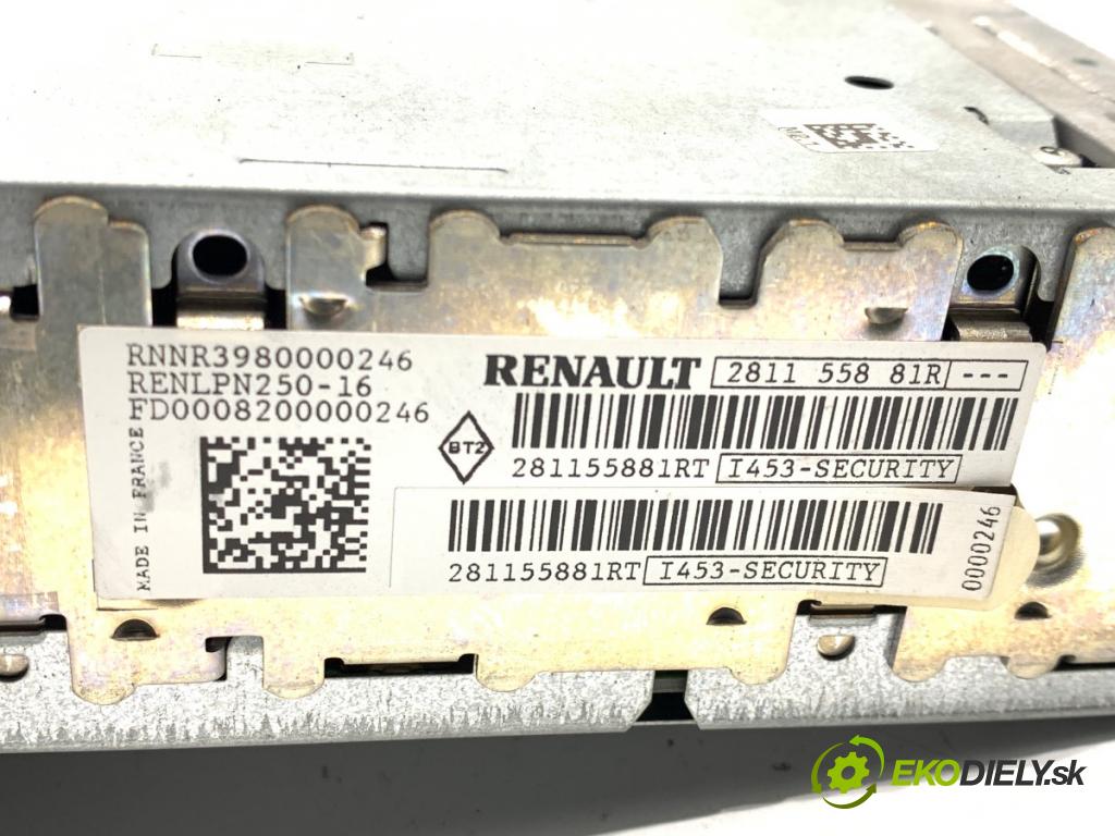 RENAULT LAGUNA III Kombi 2008 81 kW 1.5 dCi (KT0A, KT0R, KT02) 1461 RADIO 281155881R (Audio zariadenie)