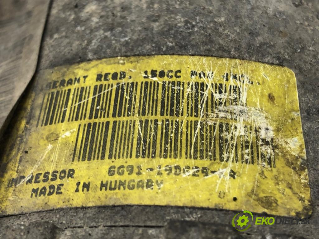 FORD S-MAX nadwozie wielkoprzestrzenne (MPV) 2006 100 kW 2.0 TDCi 1997 Kompresor klimatizácie 6G91-19D629-KA (Kompresor klimatizácie)
