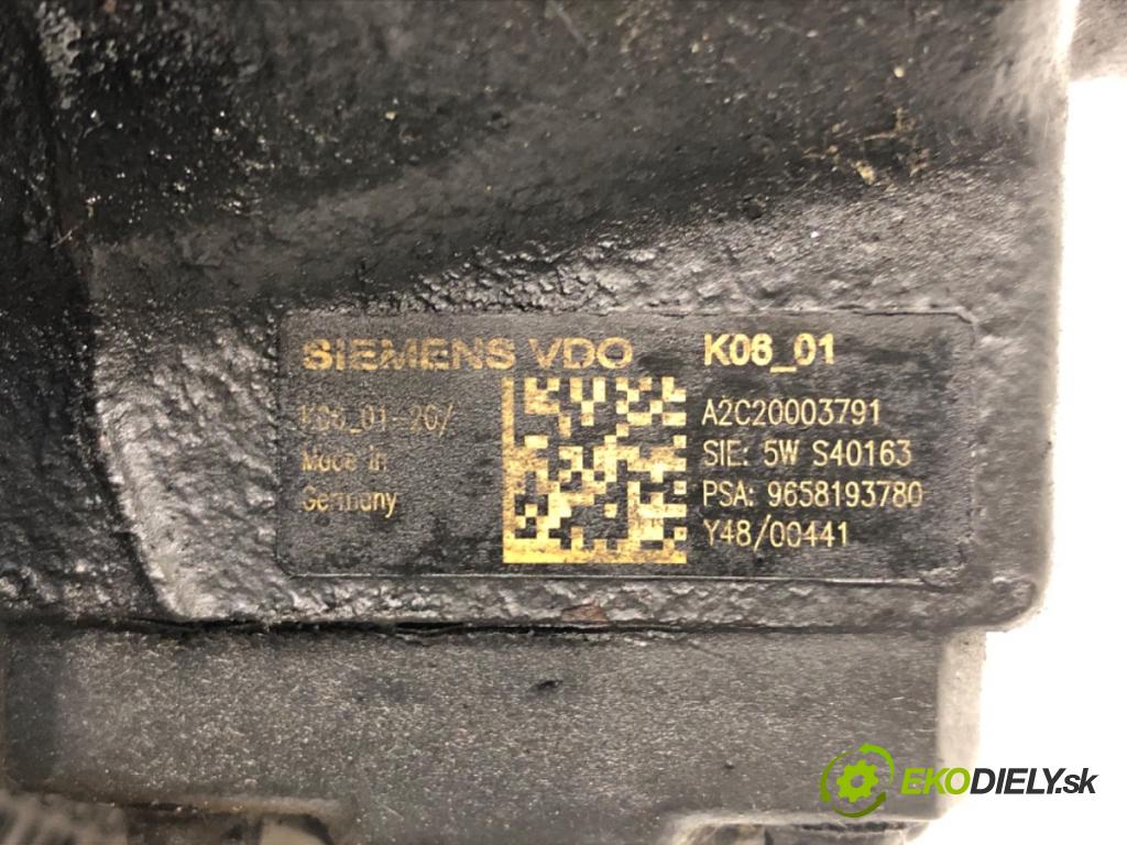 FORD S-MAX nadwozie wielkoprzestrzenne (MPV) 2006 100 kW 2.0 TDCi 1997 Pumpa vstrekovacia 9658193780 (Vstrekovacie čerpadlo)