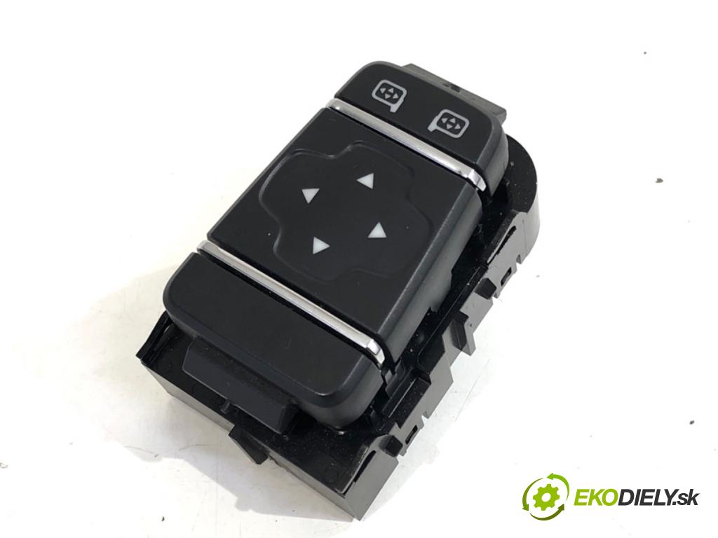 RENAULT CAPTUR I liftback 2017 66 kW 0.9 TCe 90 898 Prepínač nastavenia spätných zrkadiel 255700068R (Prepínacie páčky pod volantom)