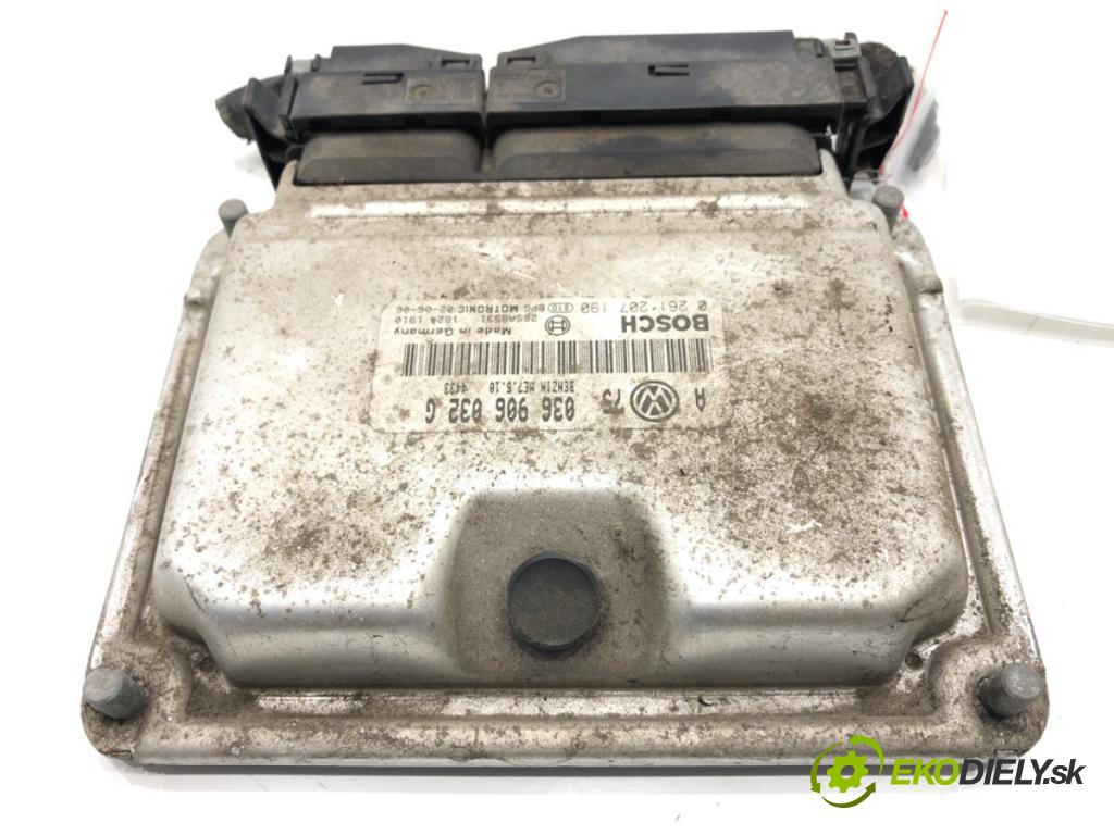 VW GOLF IV liftback 2002 55 kW 1.4 16V 1390 řídící jednotka motora 036906032G (Řídicí jednotka)