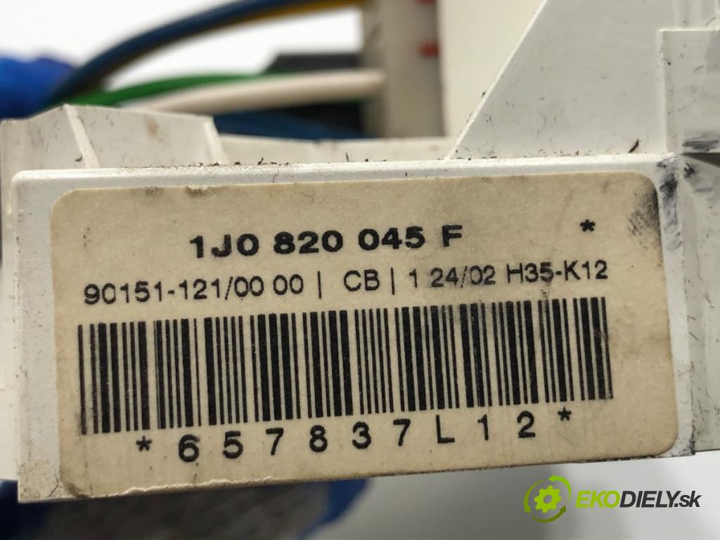 VW GOLF IV liftback 2002 55 kW 1.4 16V 1390 Panel ovládania kúrenia 1J0820045F (Prepínacie páčky pod volantom)