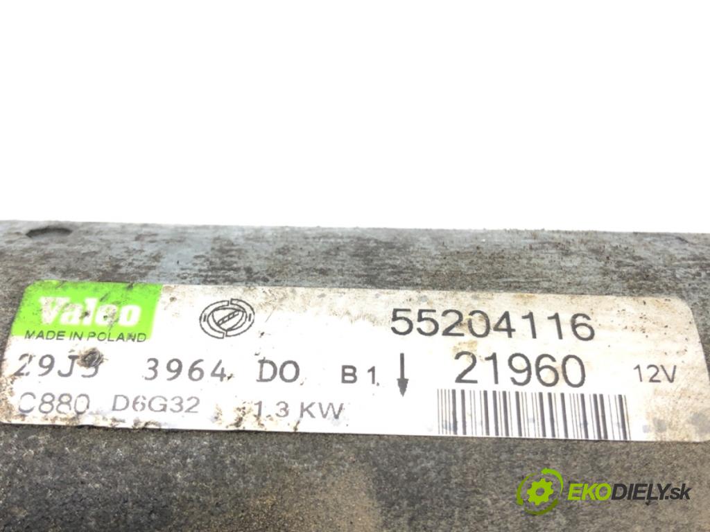 FIAT GRANDE PUNTO liftback 2005 55 kW 1.3 D Multijet 1248 Štartér 55204116 (Štartér)