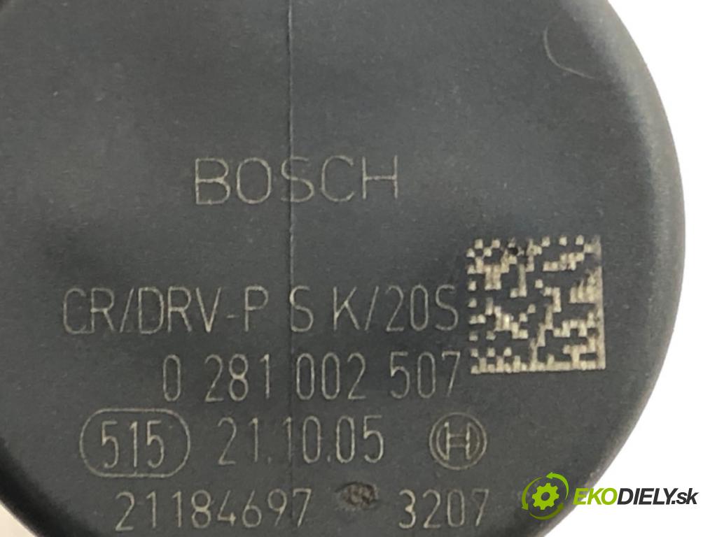 FIAT GRANDE PUNTO liftback 2005 55 kW 1.3 D Multijet 1248 Regulátor tlaku paliva 0281002507 (Palivový systém ostatní)