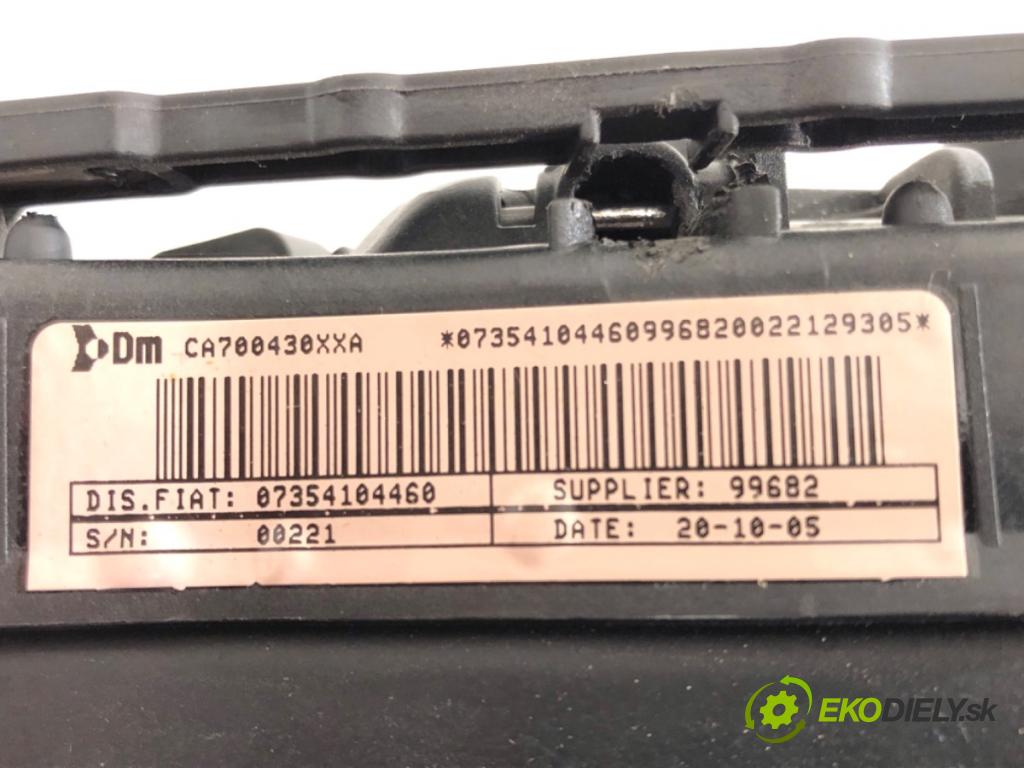 FIAT GRANDE PUNTO liftback 2005 55 kW 1.3 D Multijet 1248 AirBag volantu 07354104460 (Airbag)