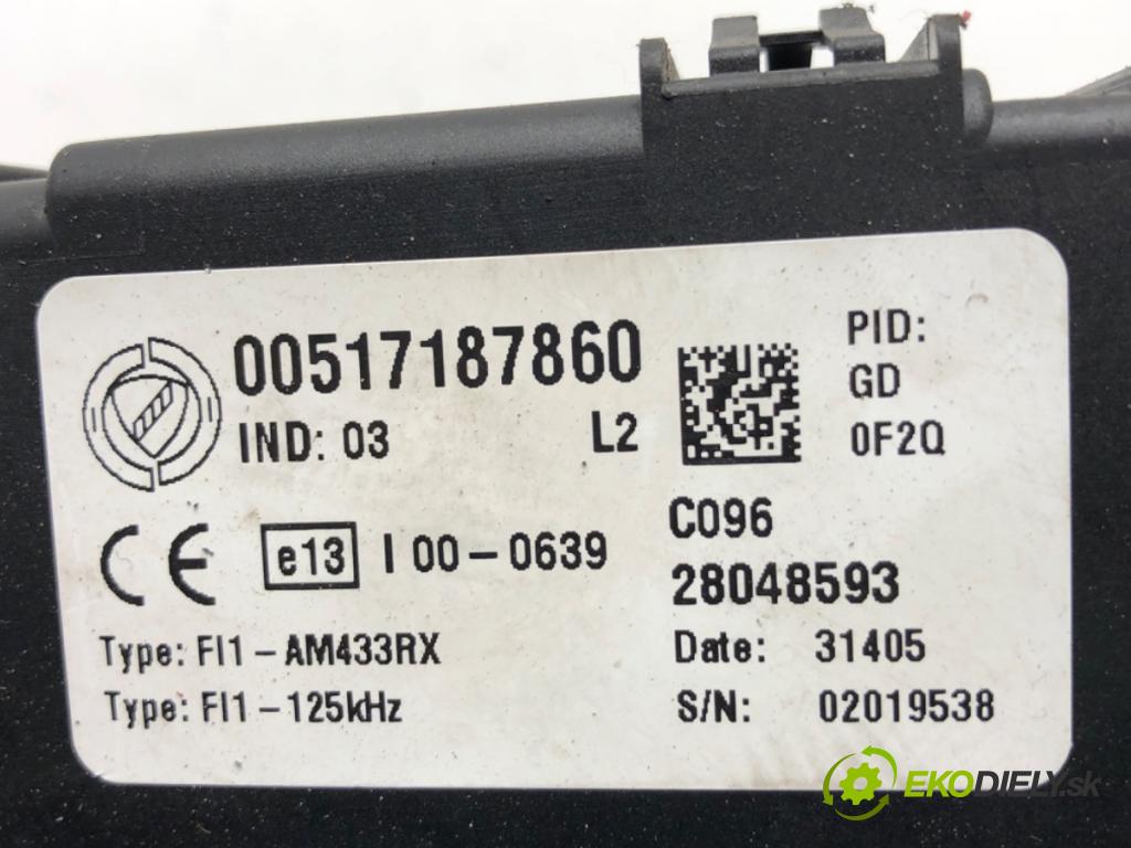FIAT GRANDE PUNTO liftback 2005 55 kW 1.3 D Multijet 1248 Modul BSI 00517187860 (Poistková skrinka)