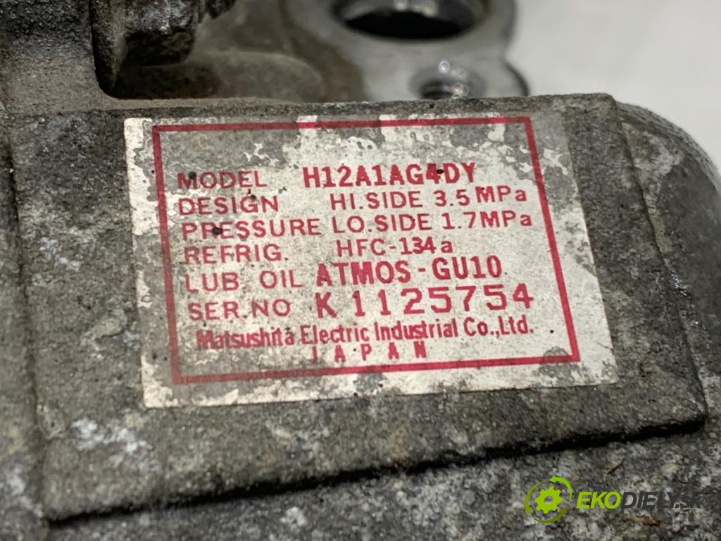 MAZDA 3 BK sedan 2006 77 kW 1.6 (BK12) 1598 Kompresor klimatizácie H12A1AG4DY (Kompresor klimatizácie)