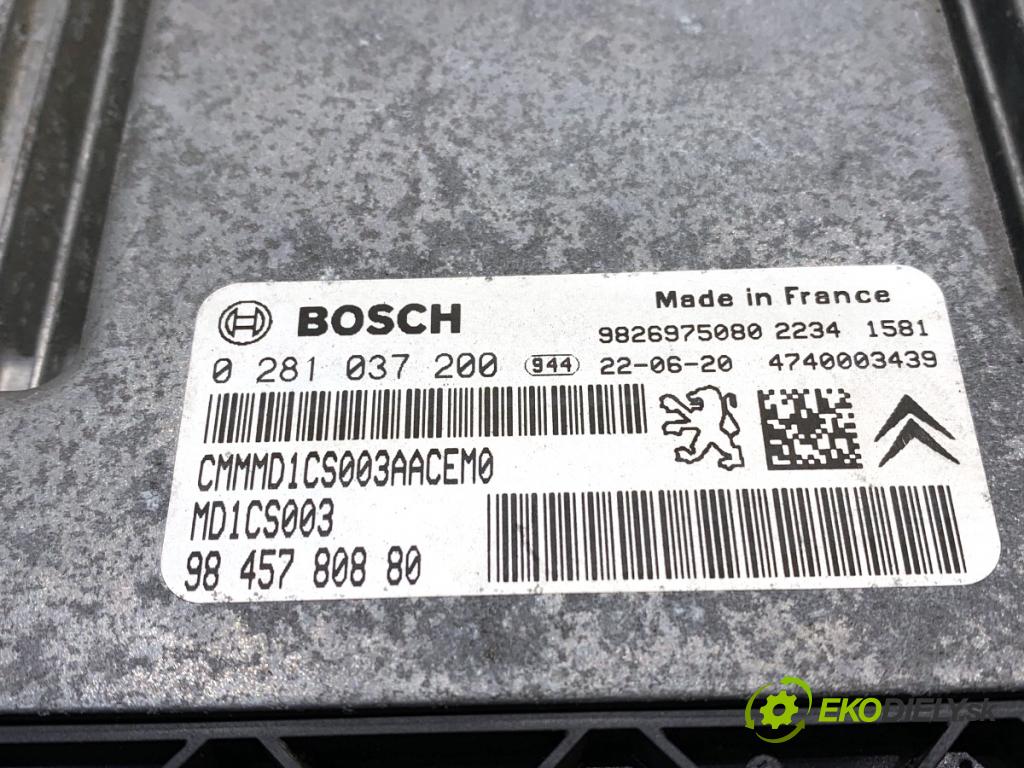 OPEL VIVARO C Autobus 2022 88 kW 1.5 1499 riadiaca jednotka Motor 9845780880 (Riadiaca jednotka)