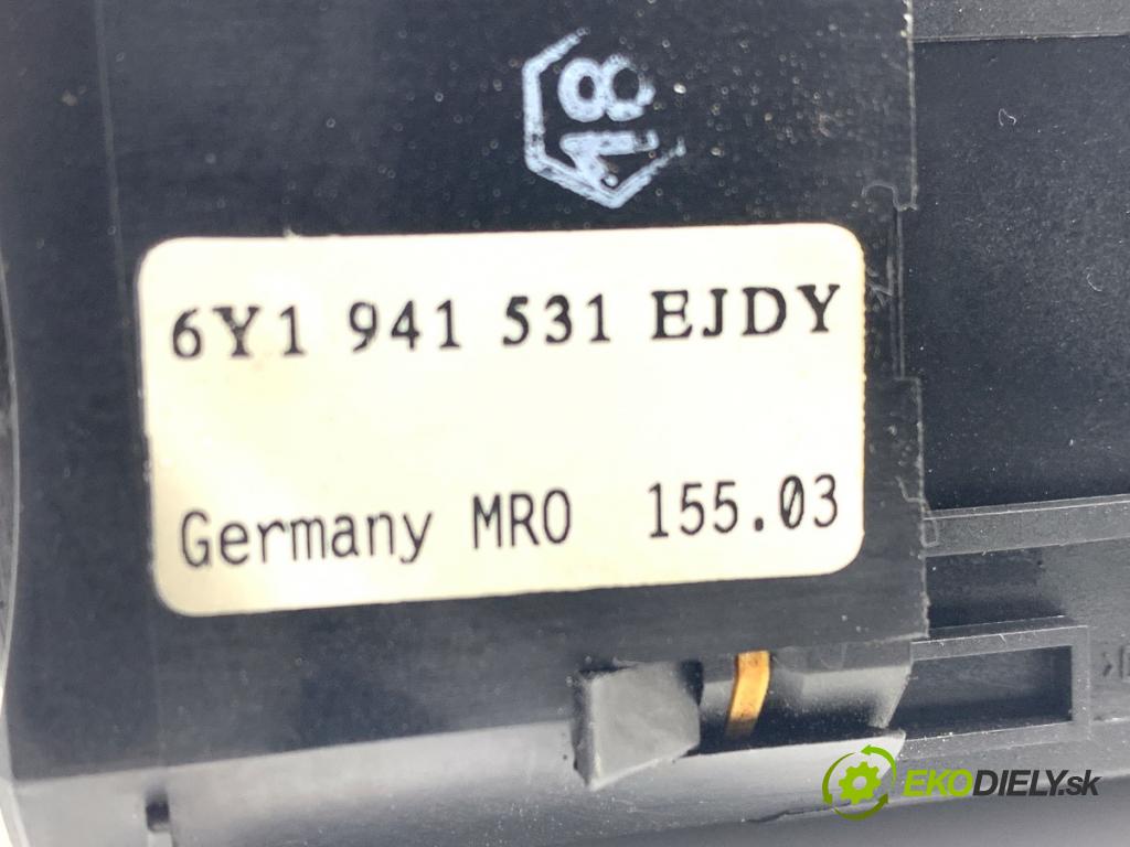 SKODA FABIA I Kombi 2003 47 kW 1.9 SDI 1896 Spínač svetiel 6Y1941531EJ