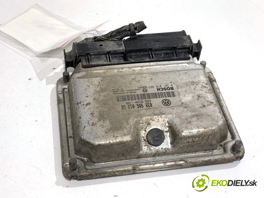 SKODA FABIA I Kombi 2003 47 kW 1.9 SDI 1896 riadiaca jednotka Motor 038906012GG 0281010963 (Riadiaca jednotka)