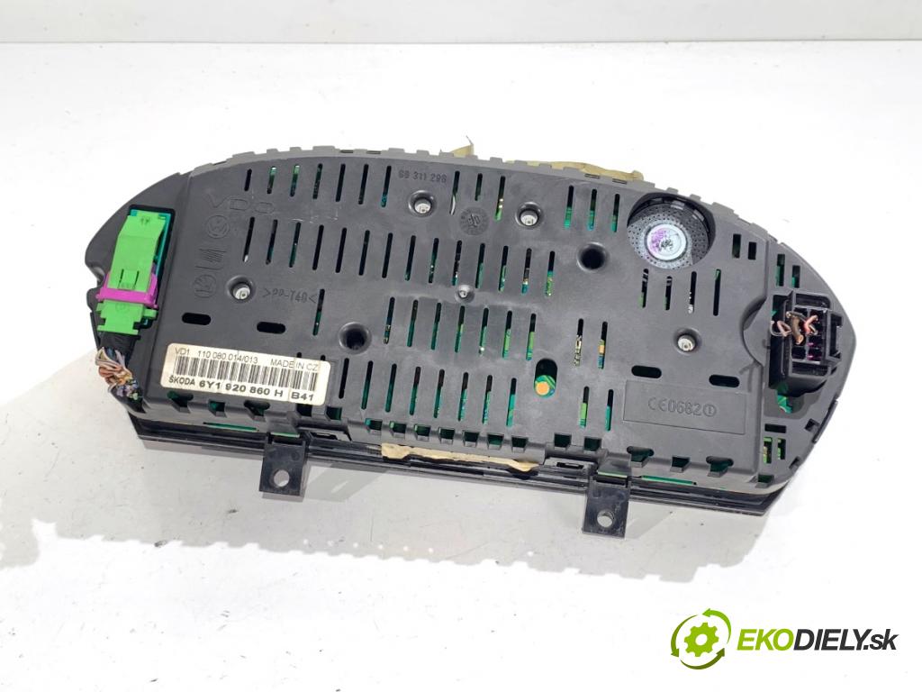 SKODA FABIA I Kombi 2003 47 kW 1.9 SDI 1896 Prístrojovka 6Y1920860H (Prístrojová doska)