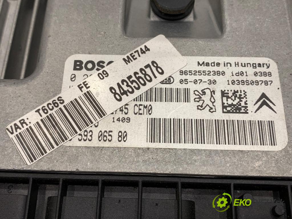 PEUGEOT 307 liftback 2005 80 kW 1.6 16V 1587 riadiaca jednotka Motor 9659306580 (Riadiaca jednotka)