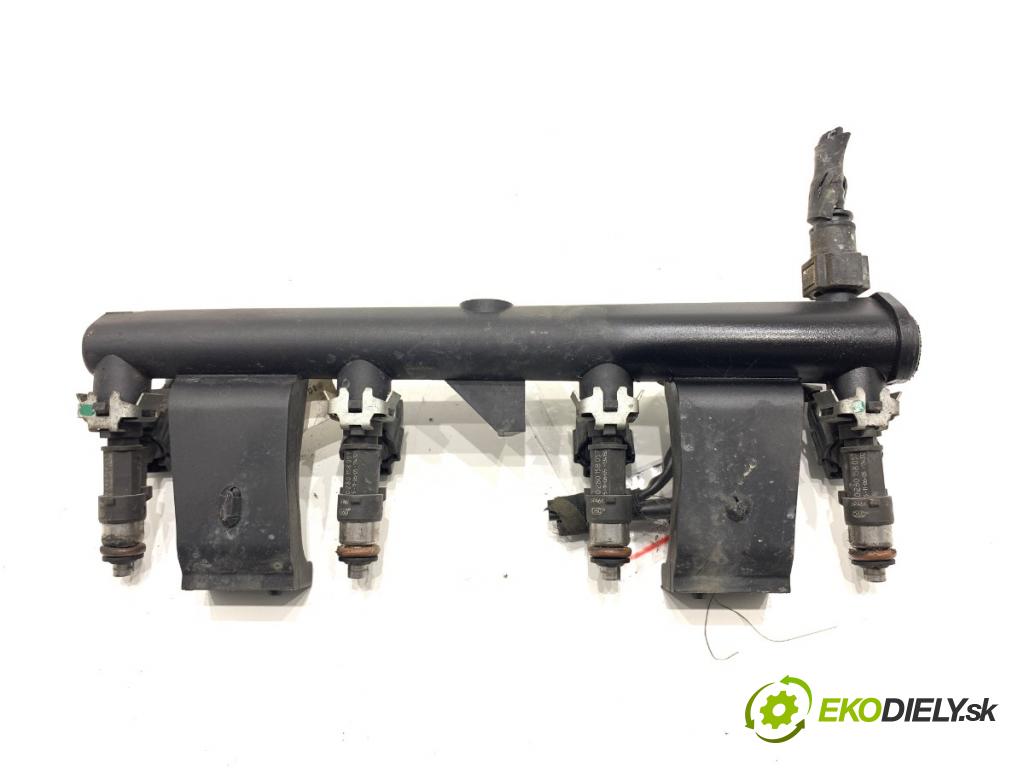 PEUGEOT 307 liftback 2005 80 kW 1.6 16V 1587 Lišta vstrekovacia 0280158057 (Vstrekovacia lišta)