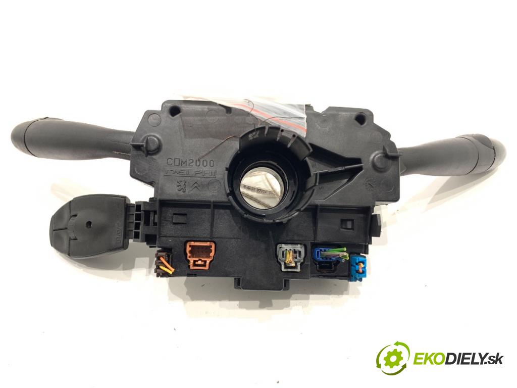 PEUGEOT 307 liftback 2005 80 kW 1.6 16V 1587 Prepínač kombinovaný 96605599XT (Prepínacie páčky pod volantom)