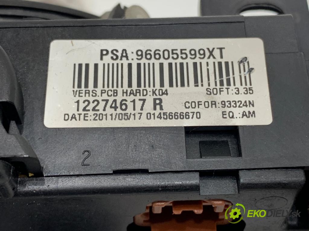 PEUGEOT 307 liftback 2005 80 kW 1.6 16V 1587 Prepínač kombinovaný 96605599XT (Prepínacie páčky pod volantom)