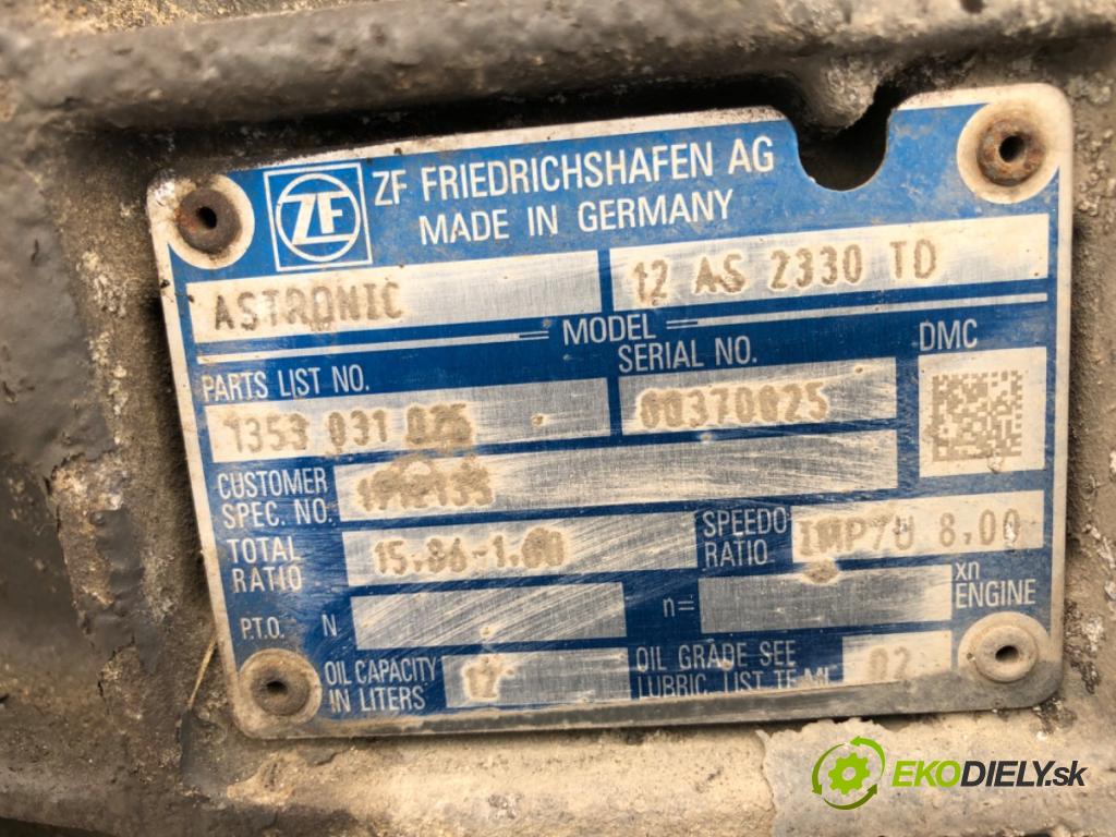 DAF XF Ciągnik siodłowy 2016 340 kW FT 460 340 kW [462 KM] olej napędowy 2012 - 2022 12900 Prevodovka 12AS2330TD (Prevodovka)