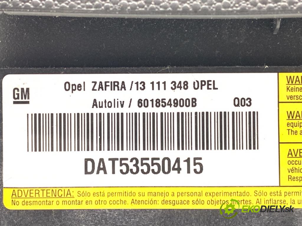OPEL ZAFIRA B nadwozie wielkoprzestrzenne (MPV) 2006 88 kW 1.9 CDTI (M75) 1910 AirBag volantu 13111348 (Airbag)