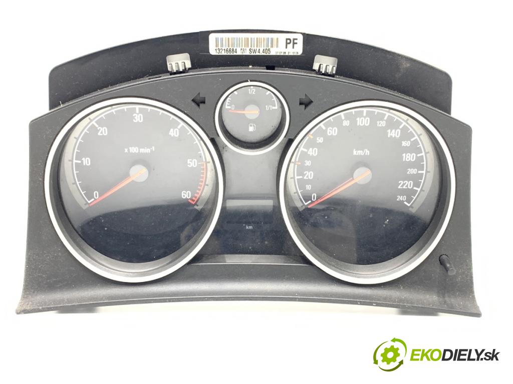 OPEL ZAFIRA B nadwozie wielkoprzestrzenne (MPV) 2006 88 kW 1.9 CDTI (M75) 1910 Prístrojovka 13216684 (Prístrojová doska)