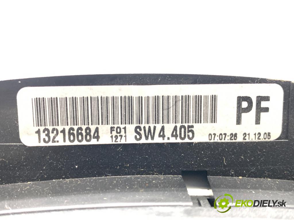 OPEL ZAFIRA B nadwozie wielkoprzestrzenne (MPV) 2006 88 kW 1.9 CDTI (M75) 1910 Prístrojovka 13216684 (Prístrojová doska)