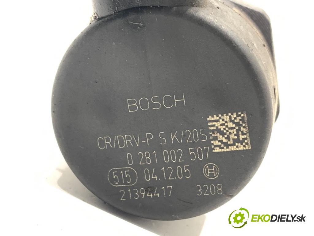 OPEL ZAFIRA B nadwozie wielkoprzestrzenne (MPV) 2006 88 kW 1.9 CDTI (M75) 1910 Snímač tlaku paliva 0281002507 (Snímač)