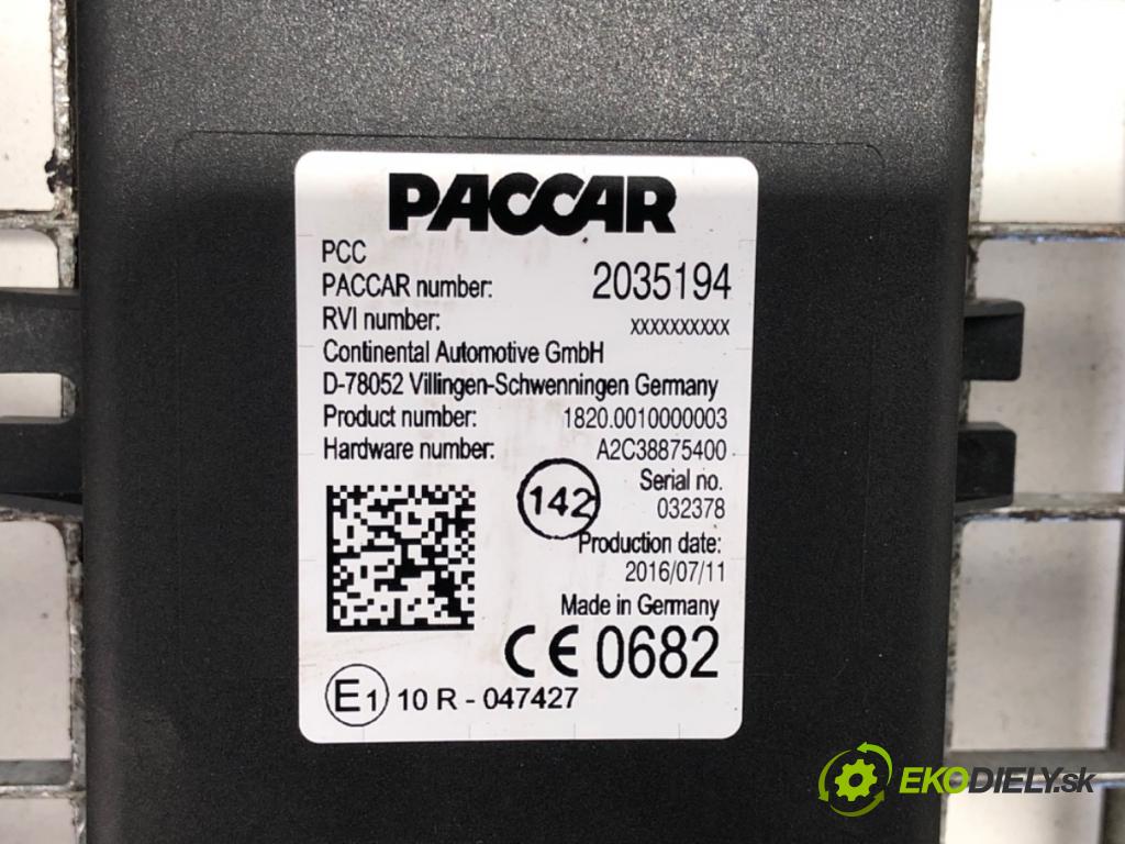 DAF XF Ciągnik siodłowy 2016 340 kW FT 460 340 kW [462 KM] olej napędowy 2012 - 2022 12900 Modul Riadiaca jednotka 2035194 (Riadiaca jednotka ostatné)