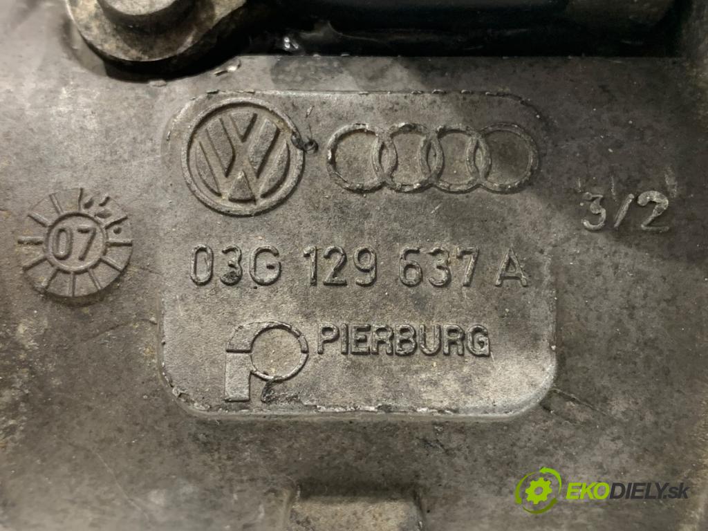 VW GOLF V liftback 2007 77 kW 1.9 TDI 1896 potrubí sání 03G129713K 03G129637A (Sací potrubí)