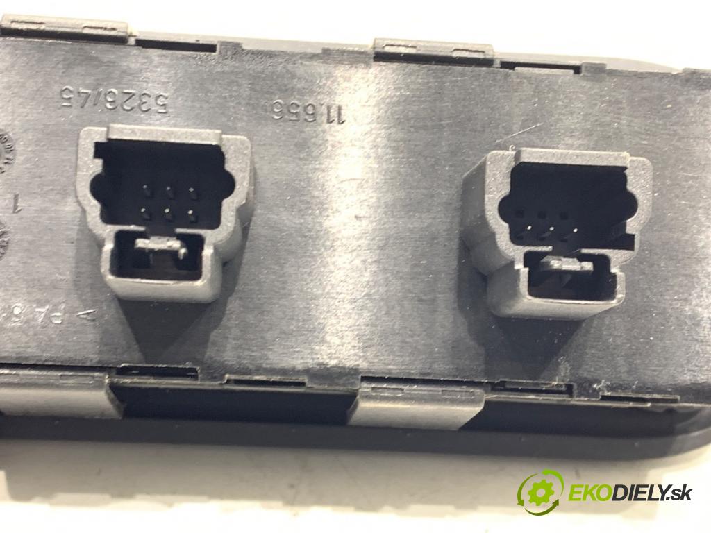 CITROEN C5 II liftback 2006 80 kW 1.6 HDi (RC8HZB) 1560 Prepínač okien 96514299ZF (Prepínacie páčky pod volantom)
