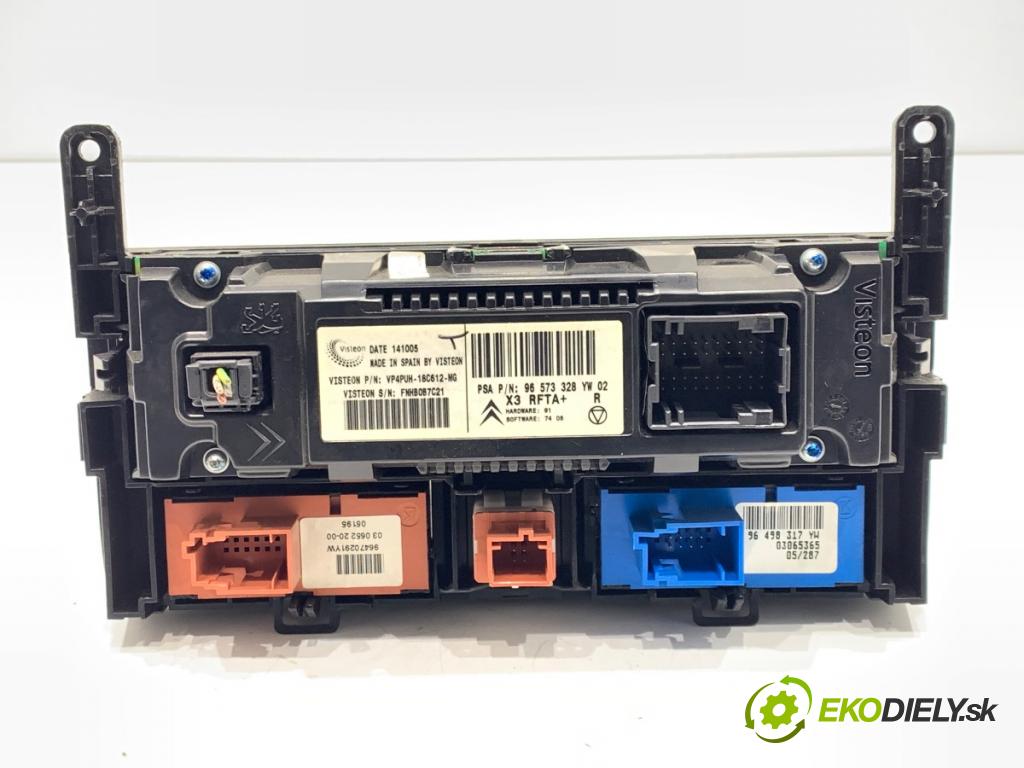 CITROEN C5 II liftback 2006 80 kW 1.6 HDi (RC8HZB) 1560 Panel ovládania kúrenia 96573328YW (Prepínacie páčky pod volantom)