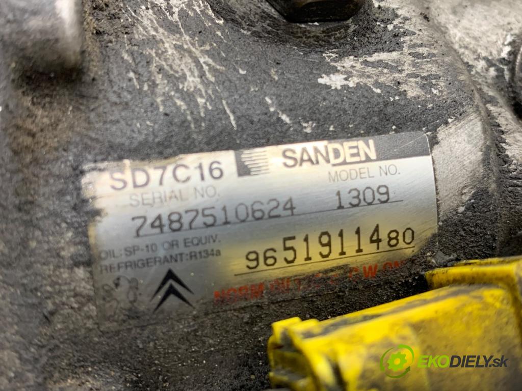 CITROEN C4 PICASSO I nadwozie wielkoprzestrzenne (MPV) 2007 103 kW 2.0 i 16V 1997 Kompresor klimatizácie 9651911480 (Kompresor klimatizácie)