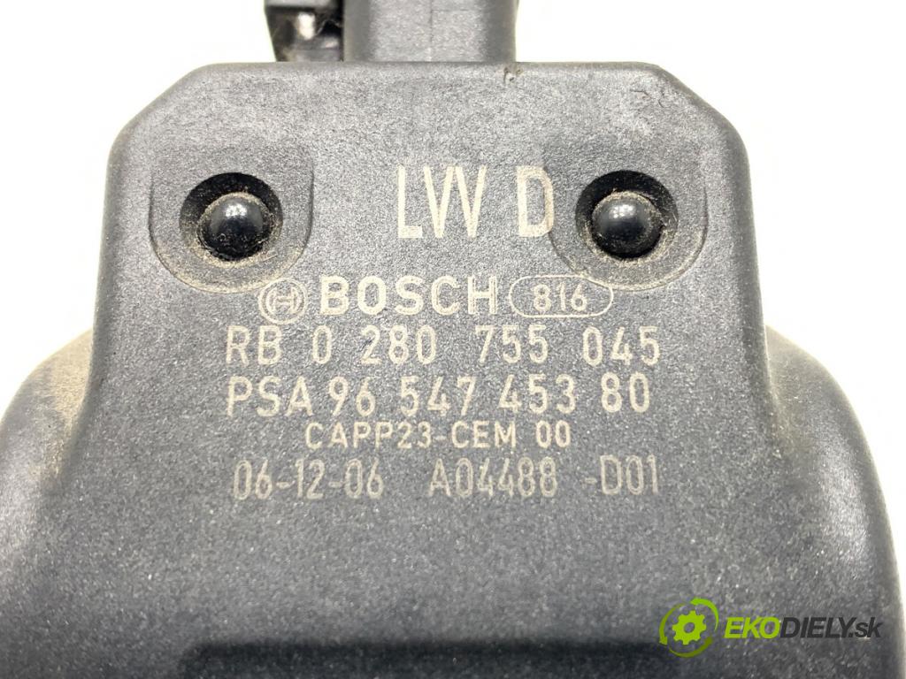 CITROEN C4 PICASSO I nadwozie wielkoprzestrzenne (MPV) 2007 103 kW 2.0 i 16V 1997 Potenciometer plynu 9654745380 (Potenciometer plynového pedálu)
