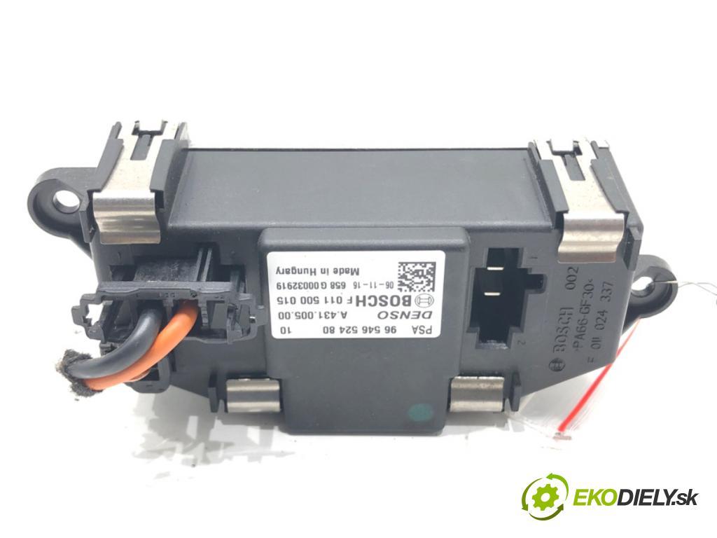 CITROEN C4 PICASSO I nadwozie wielkoprzestrzenne (MPV) 2007 103 kW 2.0 i 16V 1997 Odpor, rezistor kúrenia vzduchu 9654652480 (Odpor (rezistor) kúrenia)