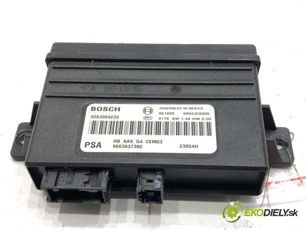 CITROEN C4 PICASSO I nadwozie wielkoprzestrzenne (MPV) 2007 103 kW 2.0 i 16V 1997 Modul PDC 9663937380 (Riadiaca jednotka ostatné)