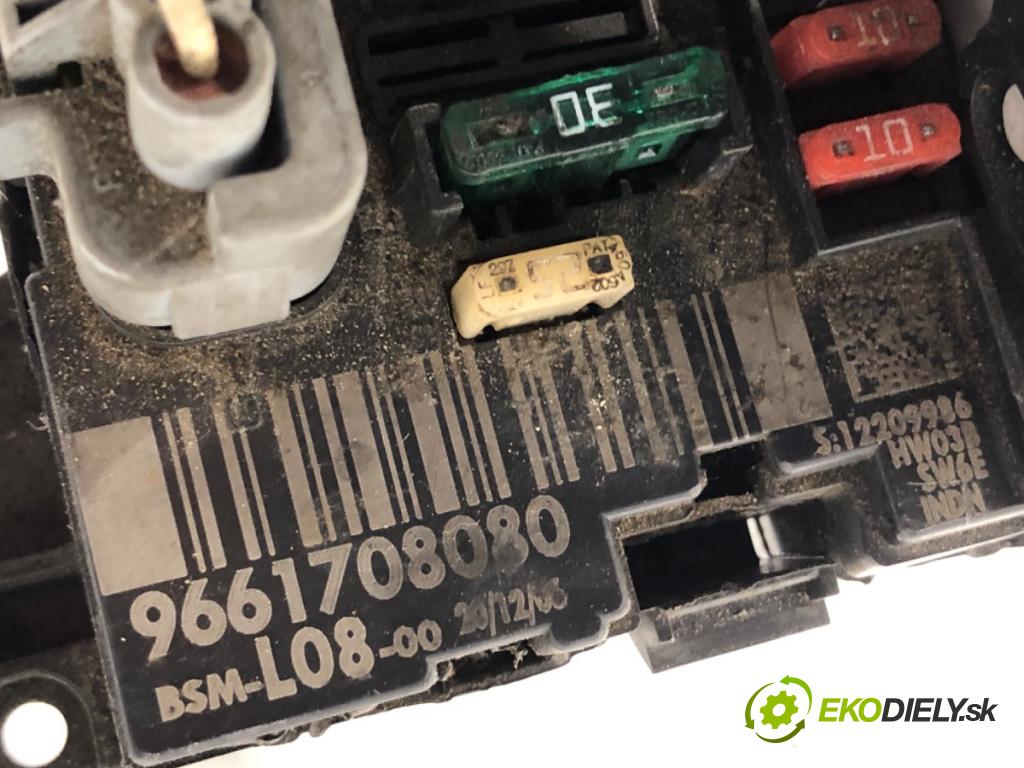CITROEN C4 PICASSO I nadwozie wielkoprzestrzenne (MPV) 2007 103 kW 2.0 i 16V 1997 Modul BSM 9661708080 (Riadiaca jednotka ostatné)