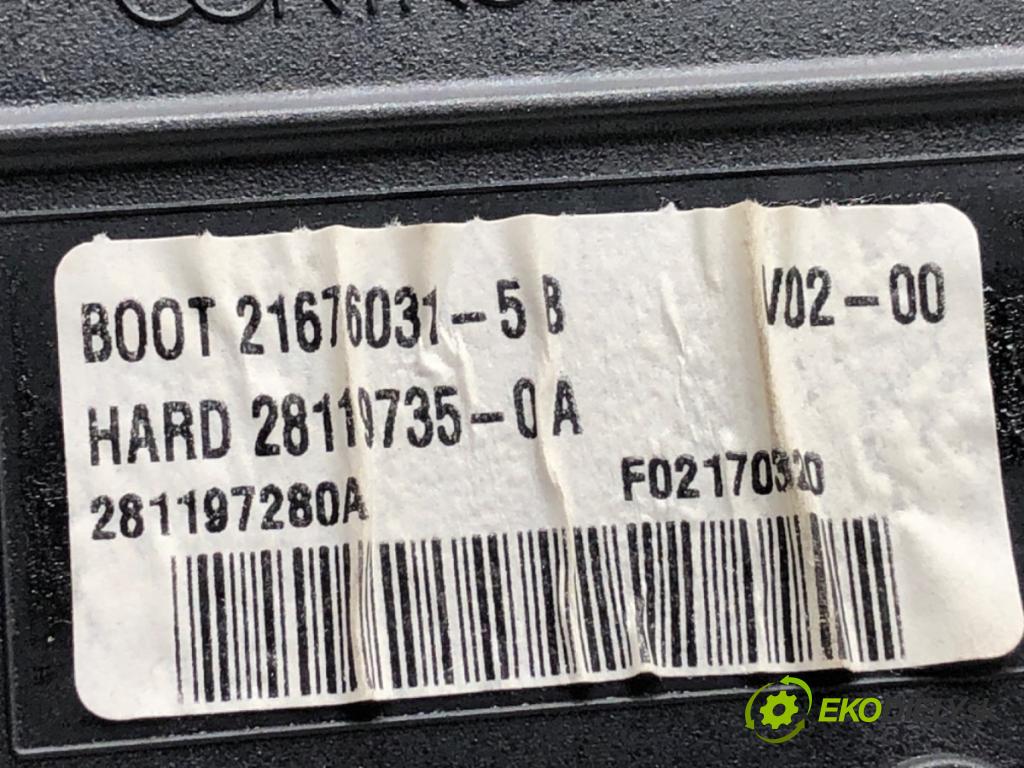 CITROEN C4 PICASSO I nadwozie wielkoprzestrzenne (MPV) 2007 103 kW 2.0 i 16V 1997 modul BSI 9663510180 (Pojistková skříňka)