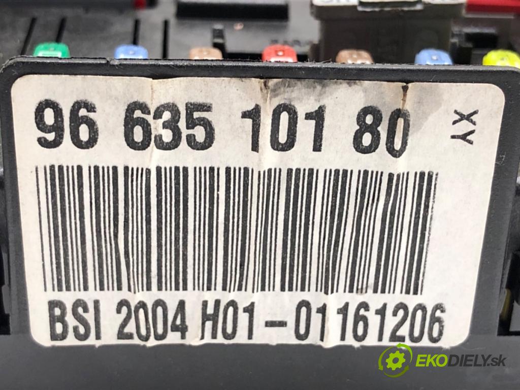 CITROEN C4 PICASSO I nadwozie wielkoprzestrzenne (MPV) 2007 103 kW 2.0 i 16V 1997 modul BSI 9663510180 (Pojistková skříňka)