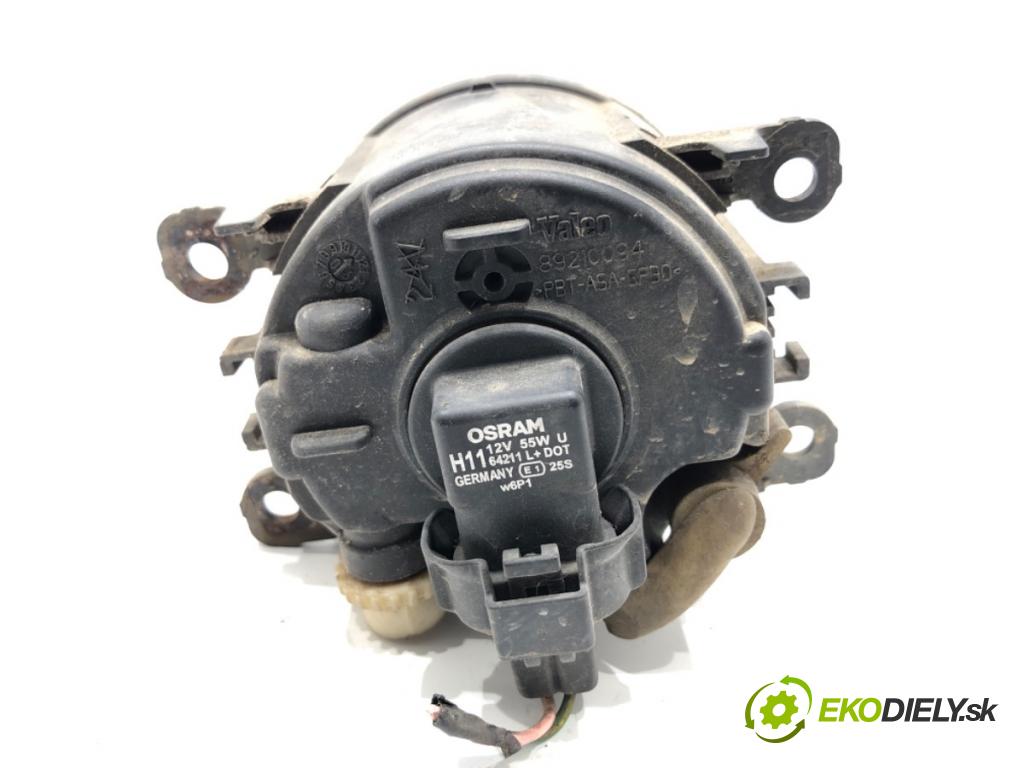 CITROEN C4 PICASSO I nadwozie wielkoprzestrzenne (MPV) 2007 103 kW 2.0 i 16V 1997 Hmlové svetlo, hmlovka ľavy predný 89210094