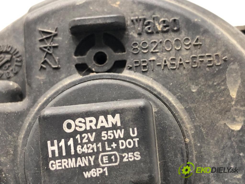 CITROEN C4 PICASSO I nadwozie wielkoprzestrzenne (MPV) 2007 103 kW 2.0 i 16V 1997 Hmlové svetlo, hmlovka ľavy predný 89210094