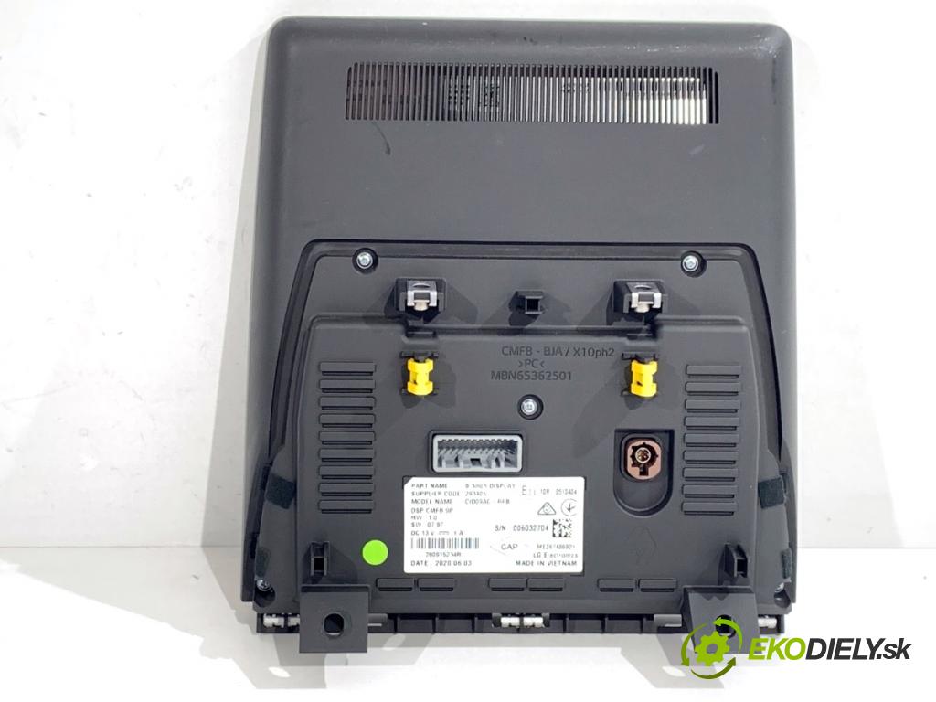 RENAULT CLIO V liftback 2020 74 kW 1.0 TCe 100 (B7MT) 999 RADIO Navigácia 280915234R (Audio zariadenie)