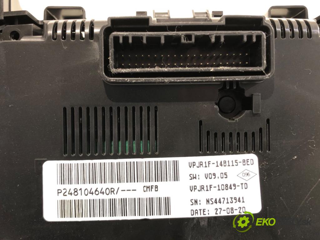 RENAULT CLIO V liftback 2020 74 kW 1.0 TCe 100 (B7MT) 999 Prístrojovka P248104640R (Prístrojová doska)