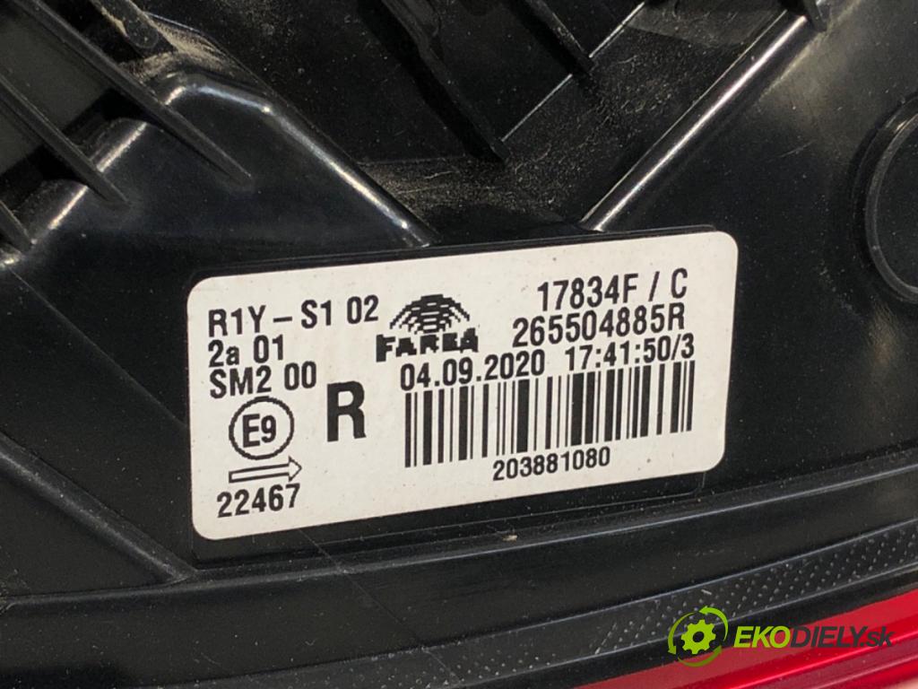 RENAULT CLIO V liftback 2020 74 kW 1.0 TCe 100 (B7MT) 999 Svetlo pravy zad 265504885R